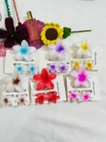 Flower claw clips (set of 3)