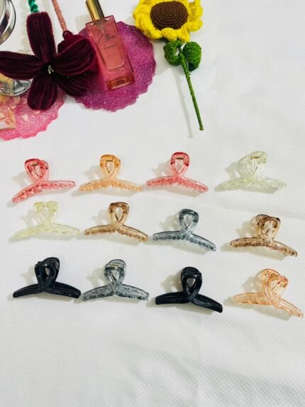 T clear claw clips