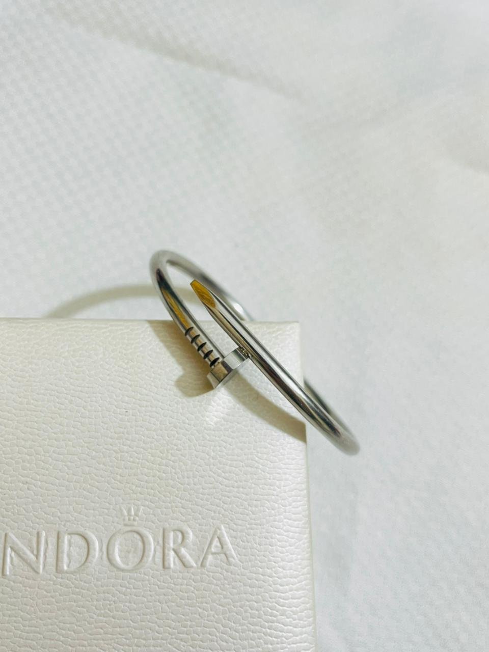 Silver nail handcuff Nail handcuff - Image 1