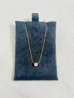 Single stone pink pendant - Image 2